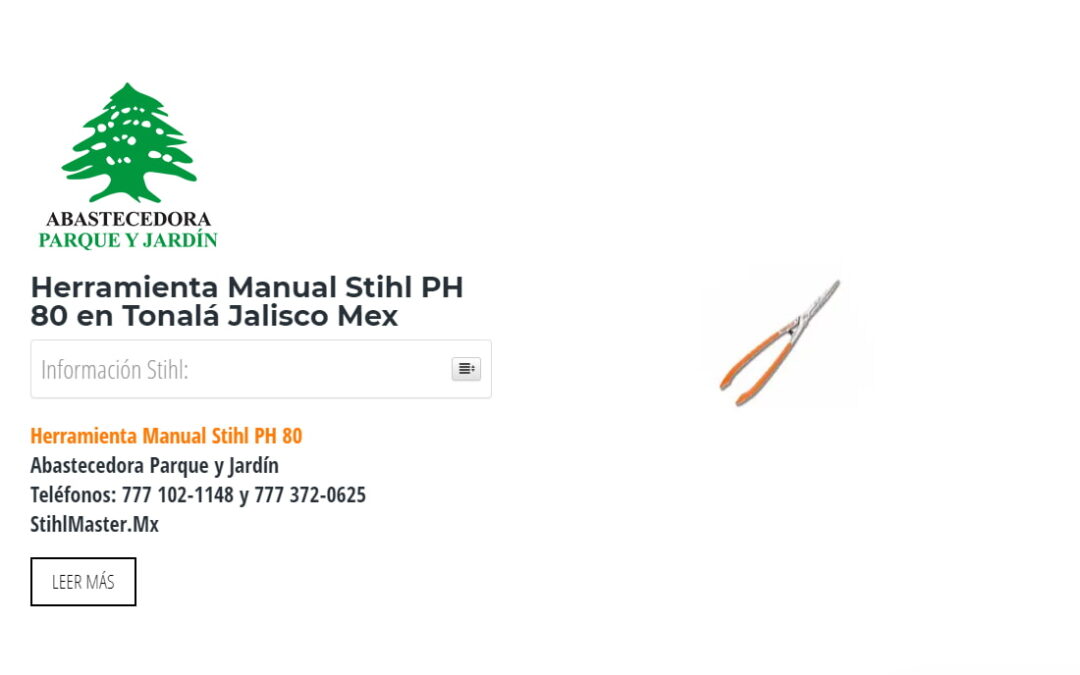 Herramienta Manual Stihl PH 80 en Tonalá Jalisco Mex