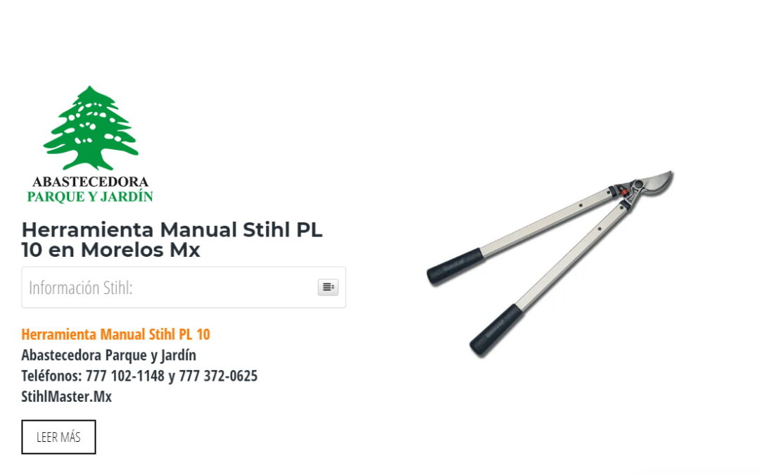 Herramienta Manual Stihl PL 10 en Morelos Mx