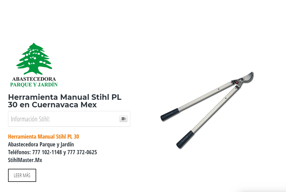 Herramienta Manual Stihl PL 30 en Cuernavaca Mex