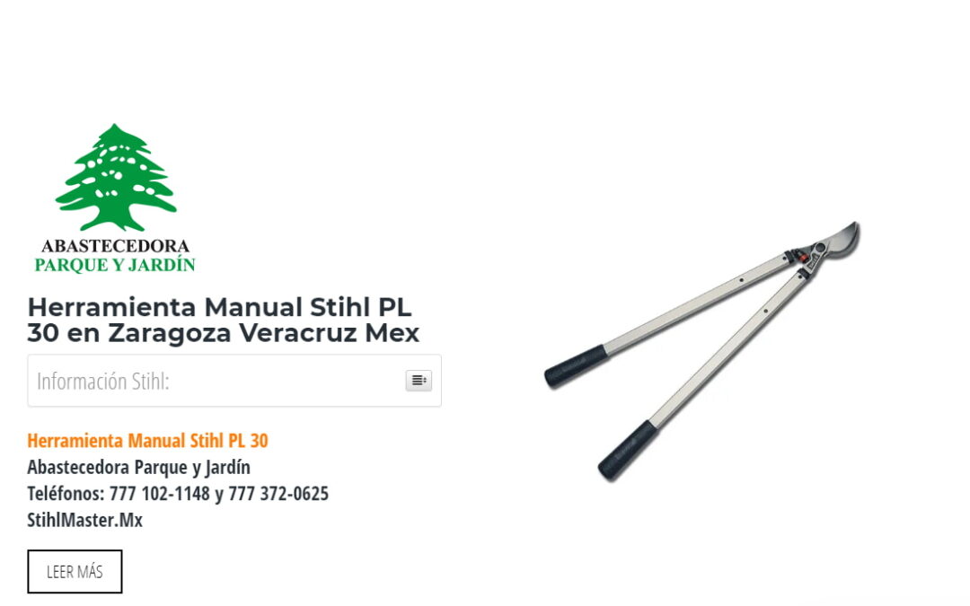 Herramienta Manual Stihl PL 30 en Zaragoza Veracruz Mex