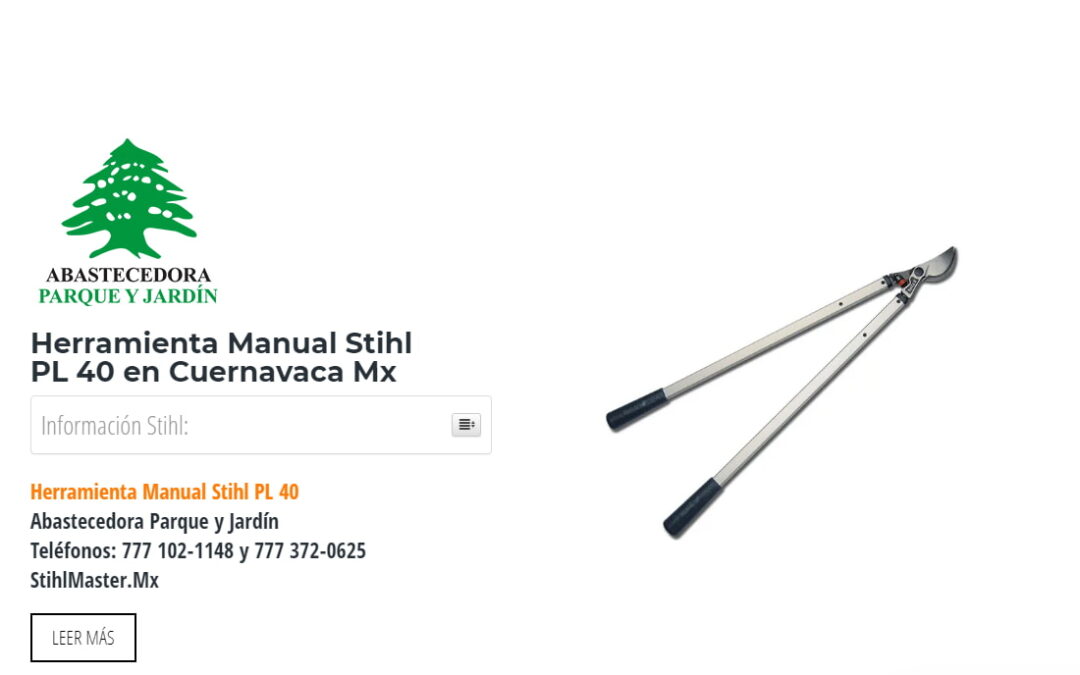 Herramienta Manual Stihl PL 40 en Cuernavaca Mx