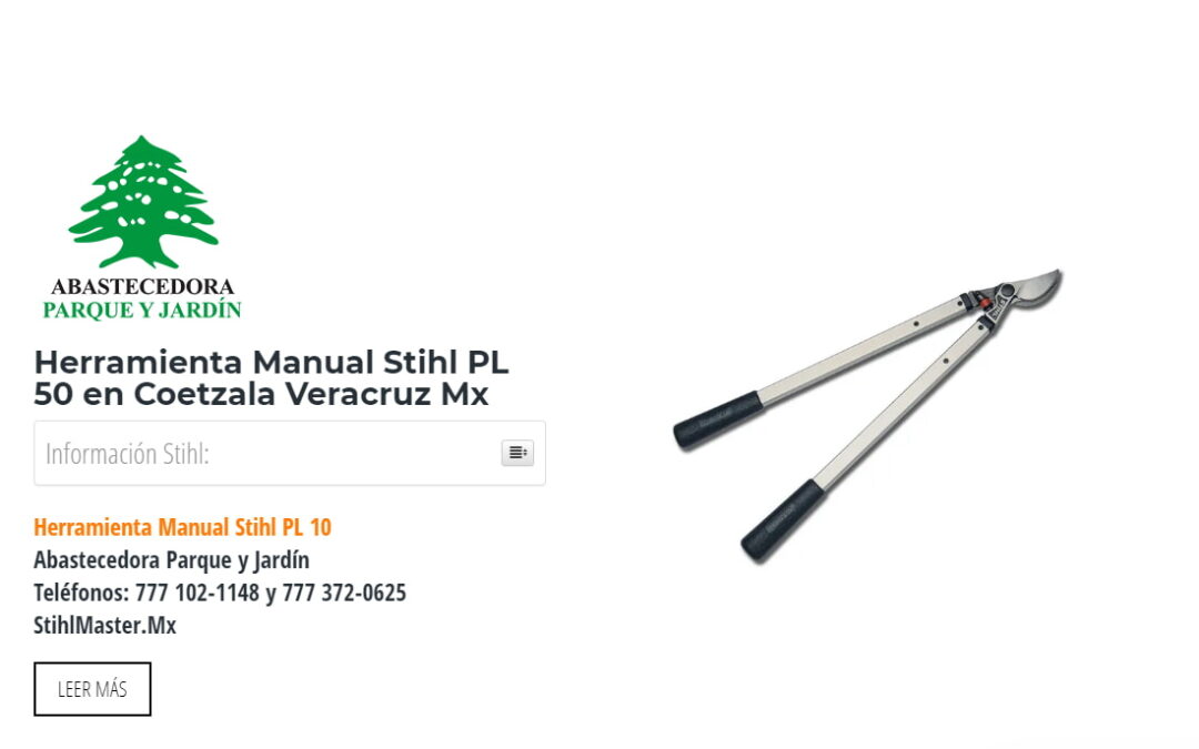 Herramienta Manual Stihl PL 50 en Coetzala Veracruz Mx