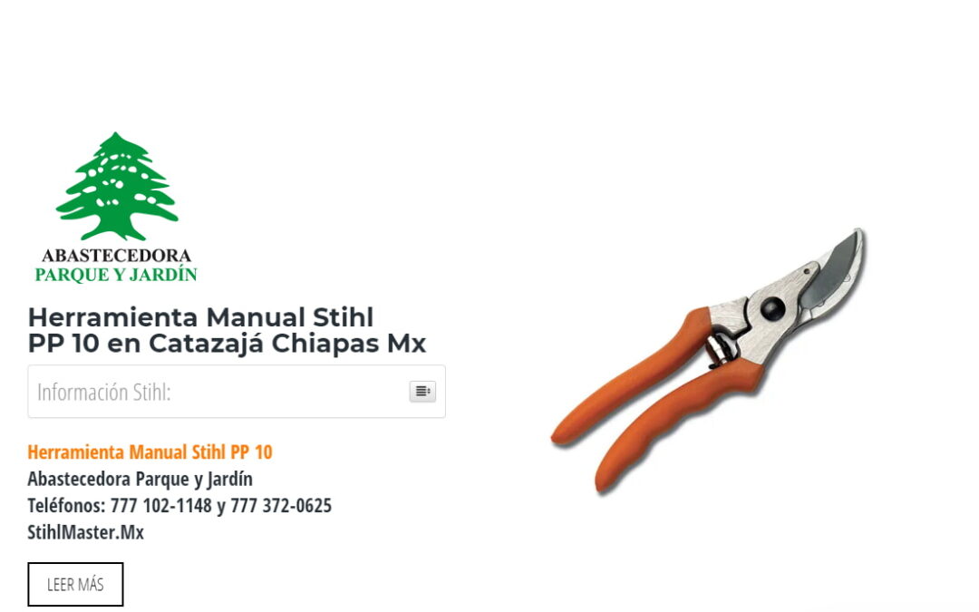 Herramienta Manual Stihl PP 10 en Catazajá Chiapas Mx
