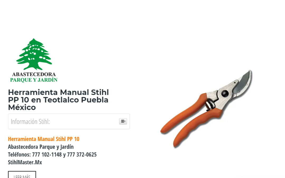 Herramienta Manual Stihl PP 10 en Teotlalco Puebla México
