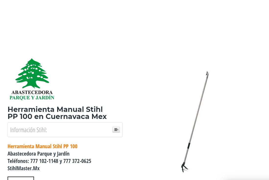 Herramienta Manual Stihl PP 100 en Cuernavaca Mex