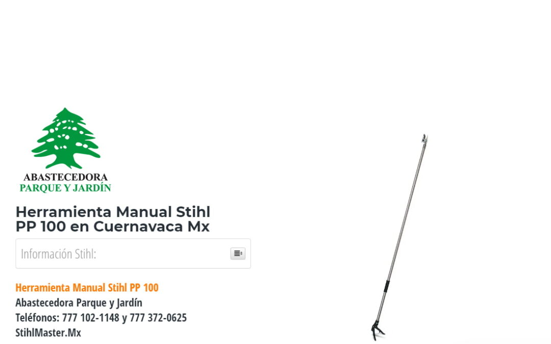 Herramienta Manual Stihl PP 100 en Cuernavaca Mx