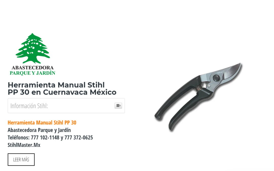 Herramienta Manual Stihl PP 30 en Cuernavaca México