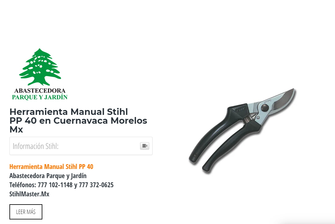 Herramienta Manual Stihl PP 40 en Cuernavaca Morelos Mx