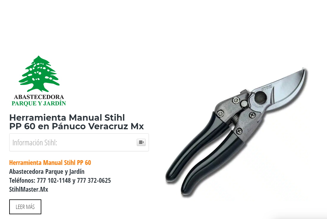 Herramienta Manual Stihl PP 60 en Pánuco Veracruz Mx