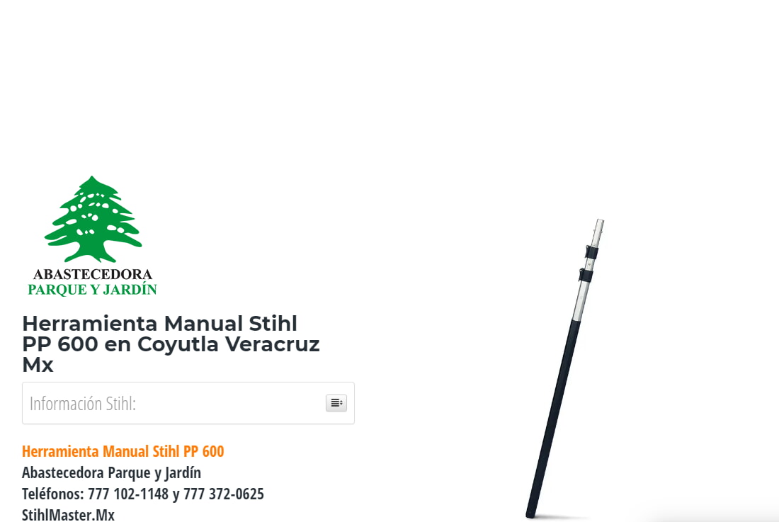 Herramienta Manual Stihl PP 600 en Coyutla Veracruz Mx