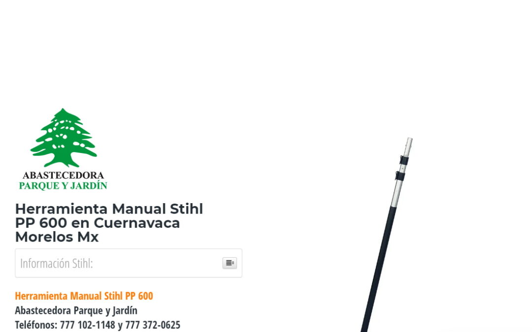 Herramienta Manual Stihl PP 600 en Cuernavaca Morelos Mx