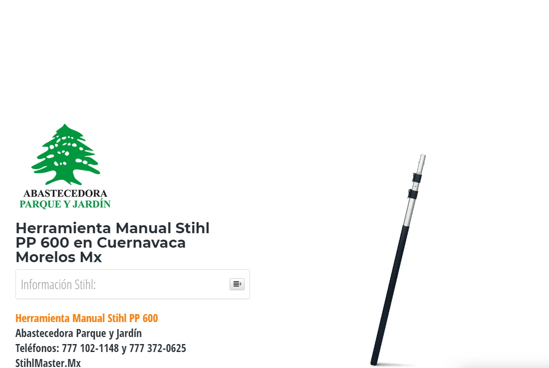 Herramienta Manual Stihl PP 600 en Cuernavaca Morelos Mx