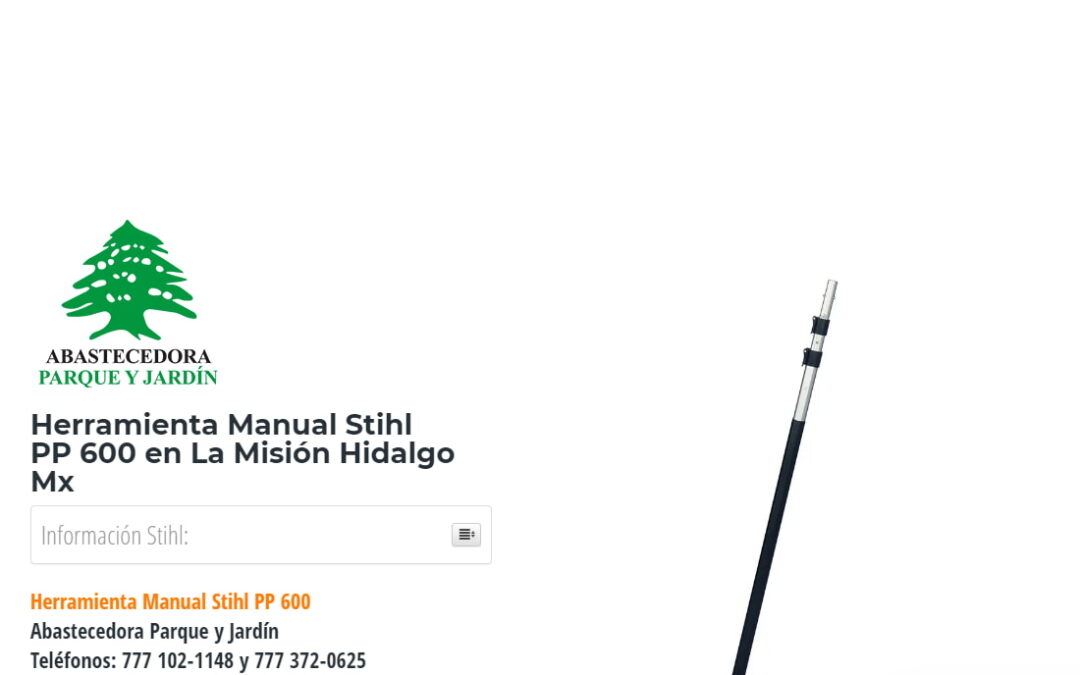 Herramienta Manual Stihl PP 600 en La Misión Hidalgo Mx