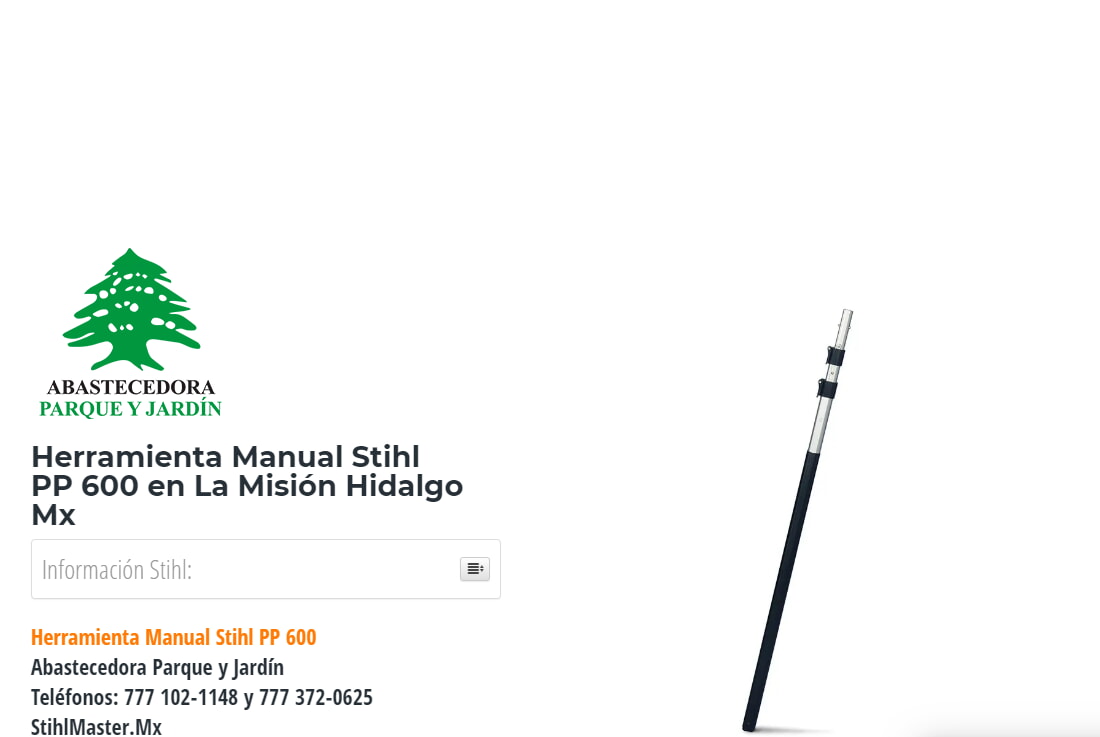 Herramienta Manual Stihl PP 600 en La Misión Hidalgo Mx
