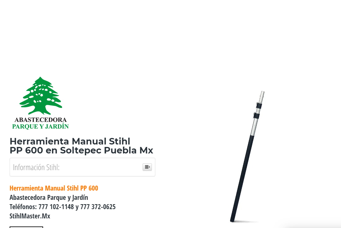 Herramienta Manual Stihl PP 600 en Soltepec Puebla Mx