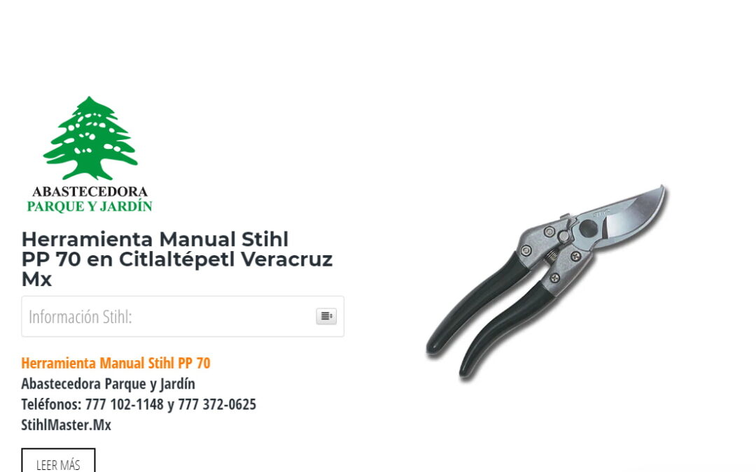 Herramienta Manual Stihl PP 70 en Citlaltépetl Veracruz Mx
