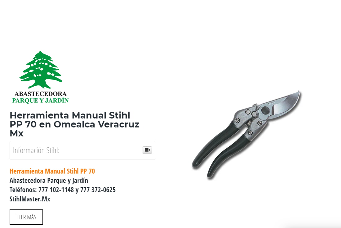 Herramienta Manual Stihl PP 70 en Omealca Veracruz Mx