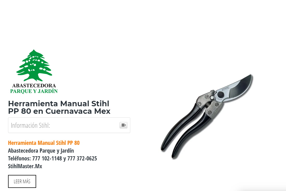 Herramienta Manual Stihl PP 80 en Cuernavaca Mex