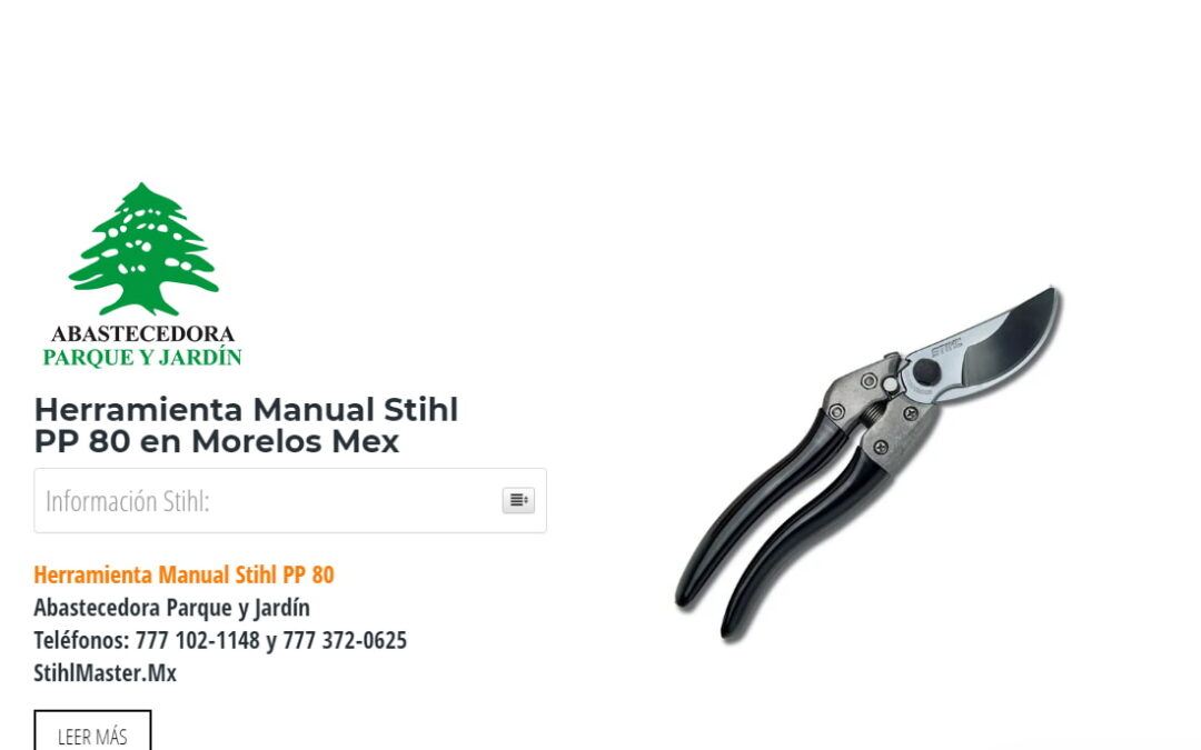 Herramienta Manual Stihl PP 80 en Morelos Mex