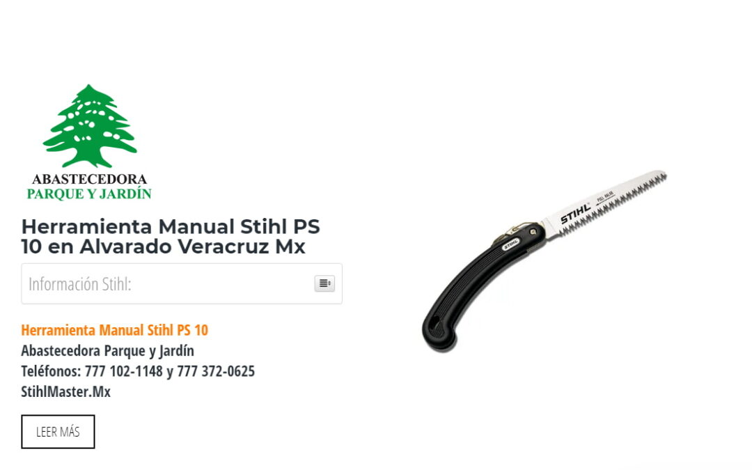 Herramienta Manual Stihl PS 10 en Alvarado Veracruz Mx