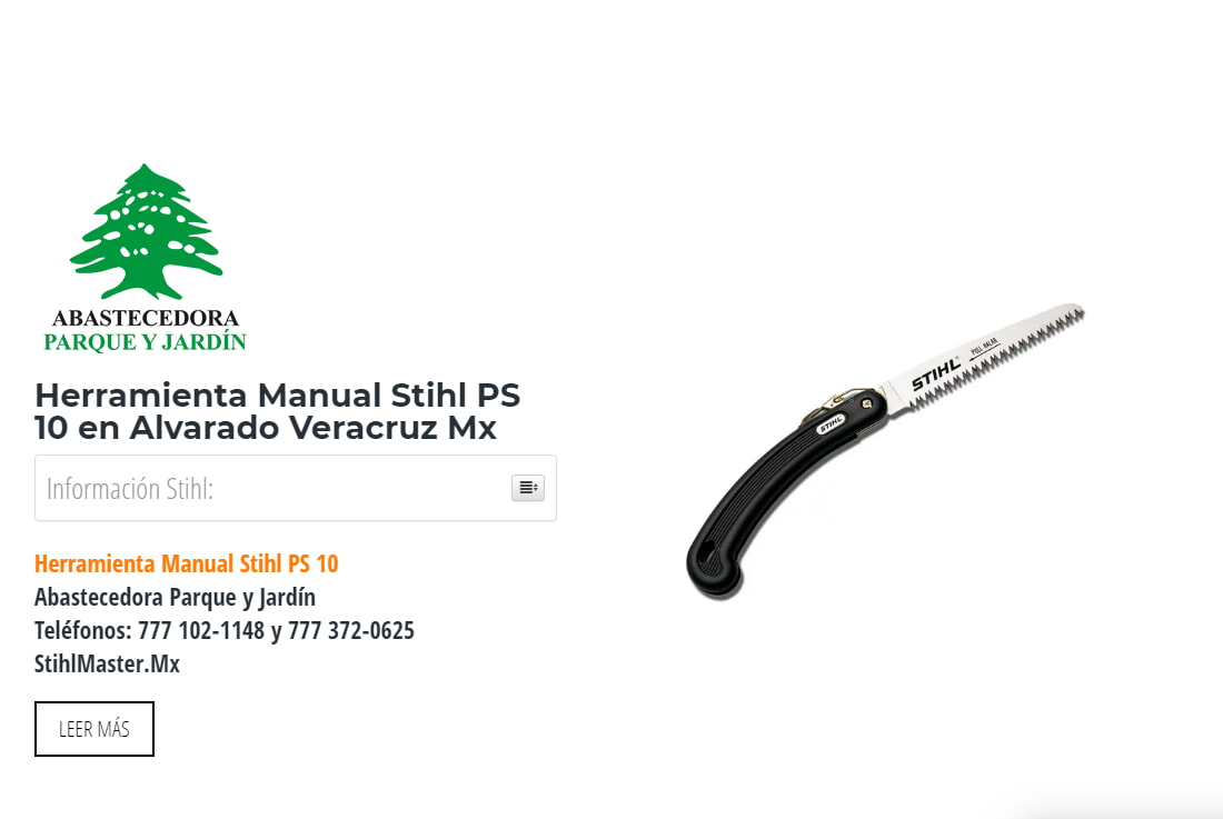 Herramienta Manual Stihl PS 10 en Alvarado Veracruz Mx