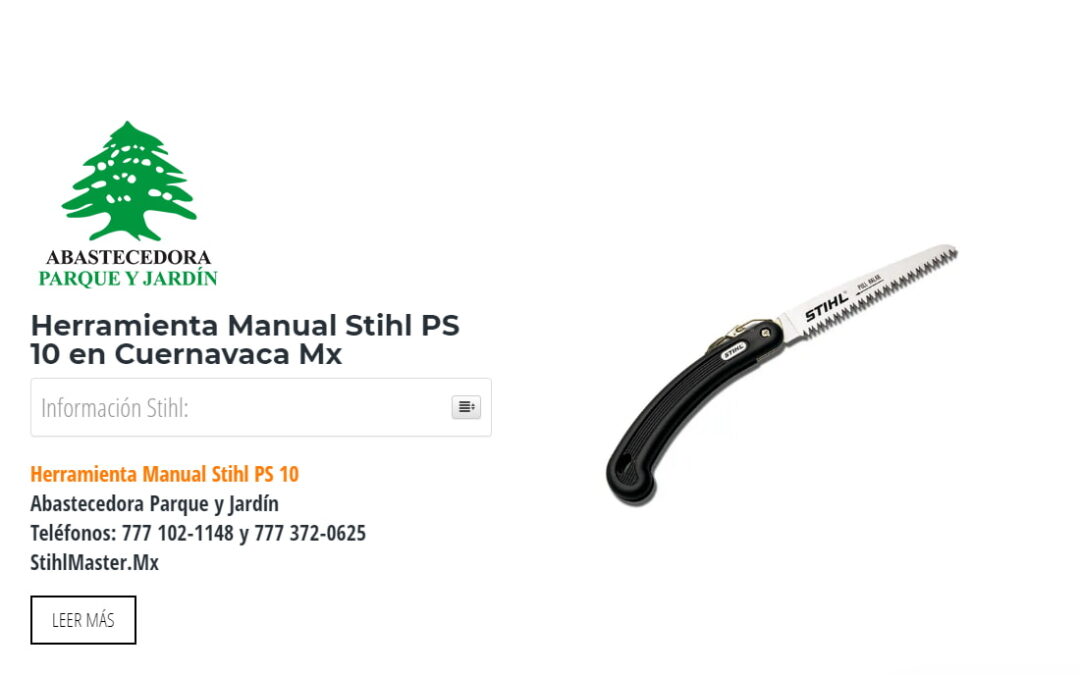 Herramienta Manual Stihl PS 10 en Cuernavaca Mx