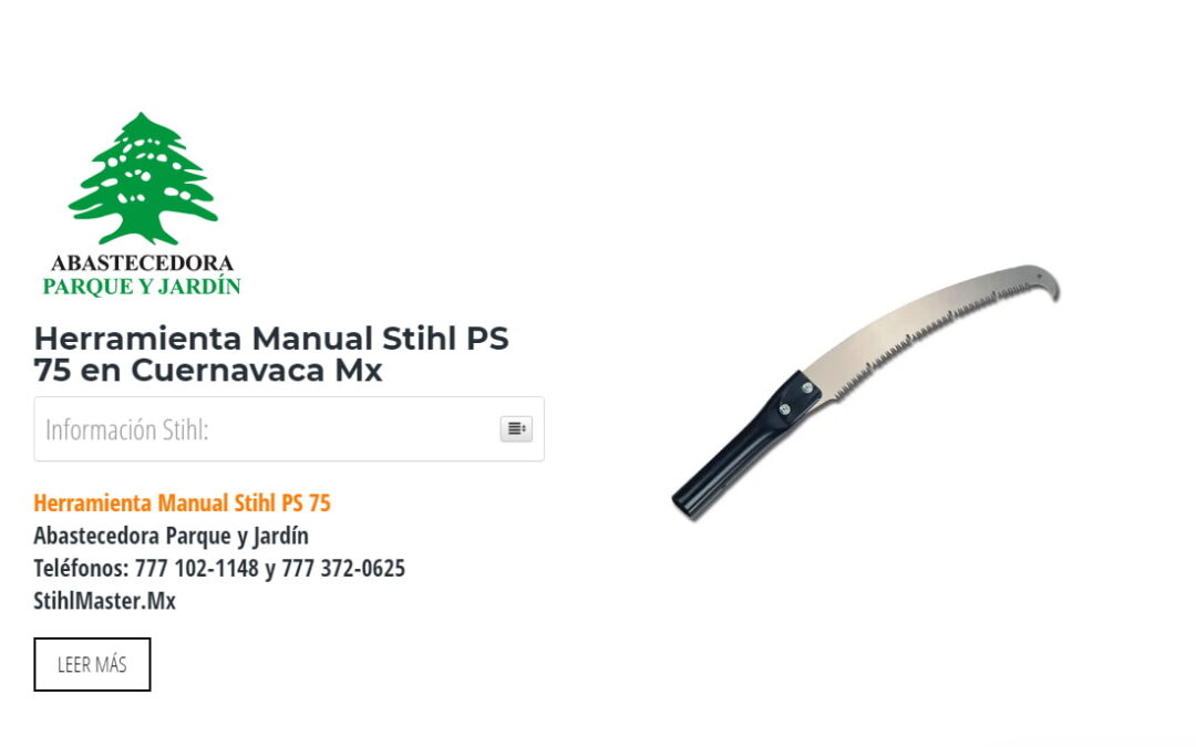 Herramienta Manual Stihl PS 75 en Cuernavaca Mx