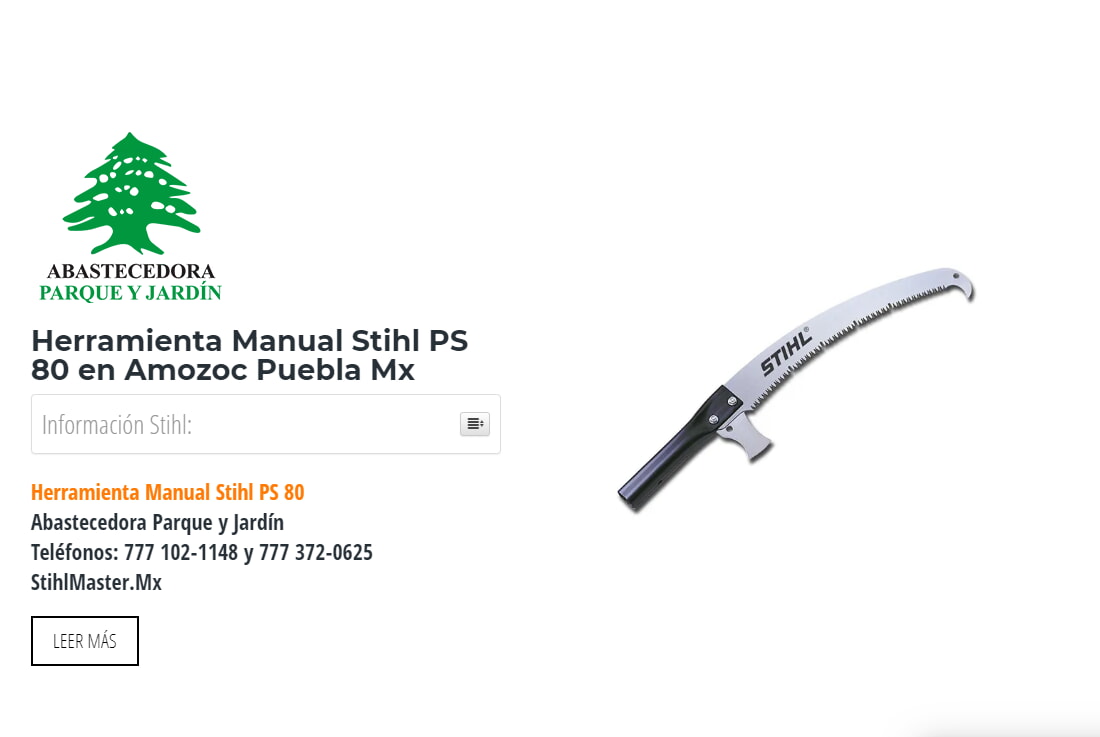 Herramienta Manual Stihl PS 80 en Amozoc Puebla Mx