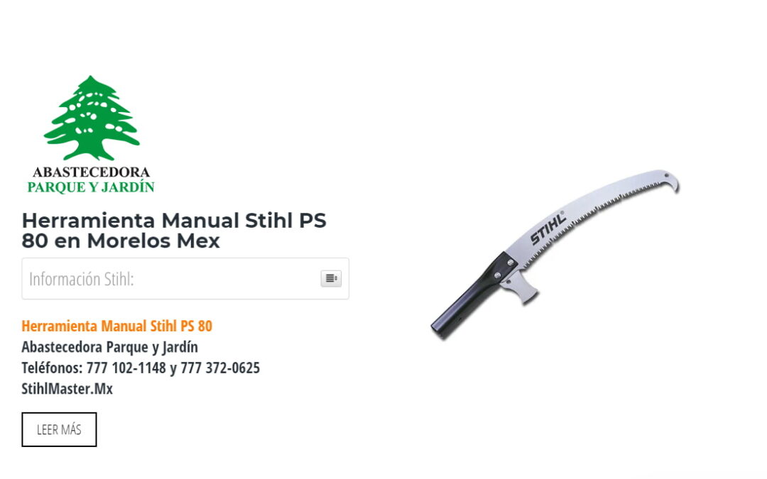Herramienta Manual Stihl PS 80 en Morelos Mex