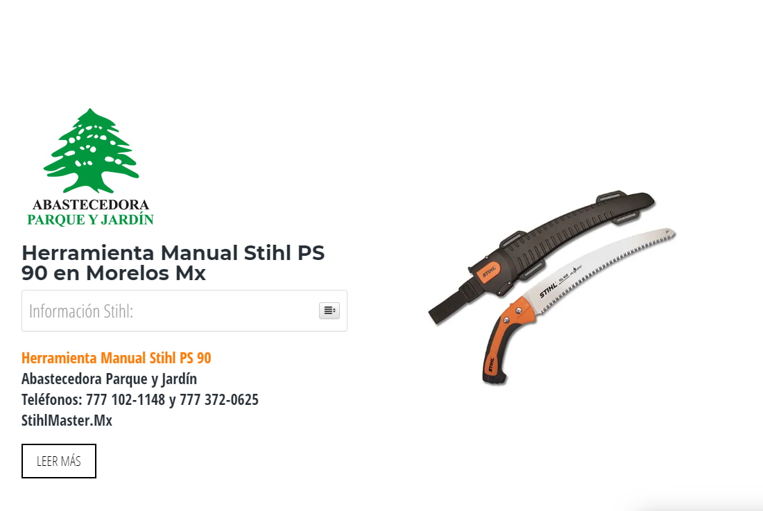 Herramienta Manual Stihl PS 90 en Morelos Mx