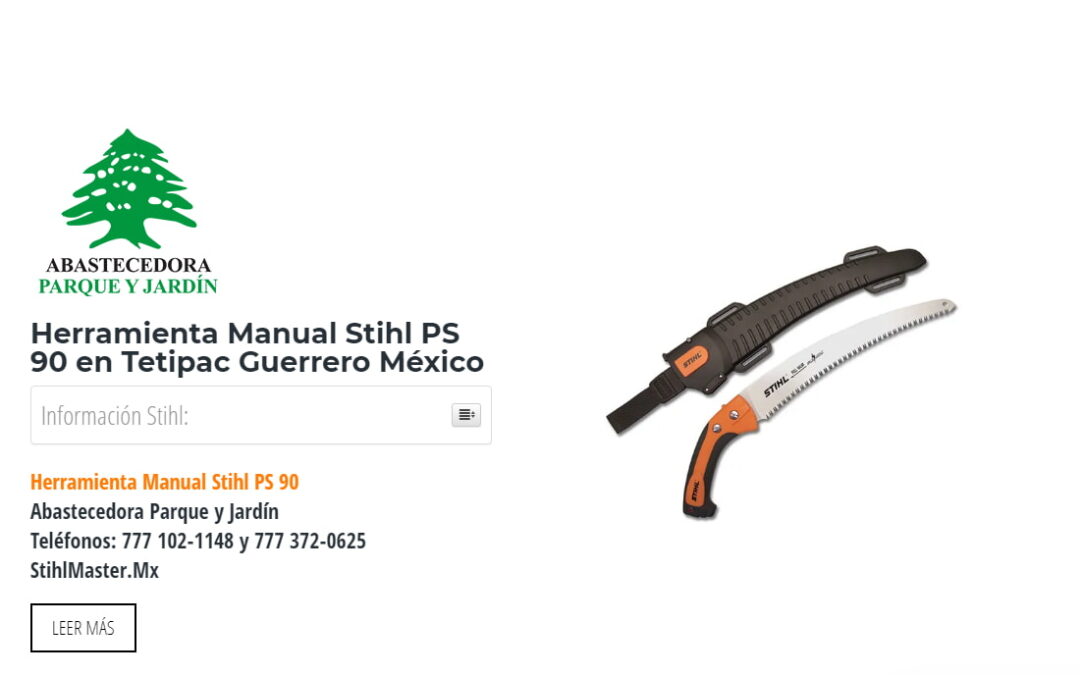 Herramienta Manual Stihl PS 90 en Tetipac Guerrero México