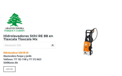 Hidrolavadoras Stihl RE 88 en Tlaxcala Tlaxcala Mx