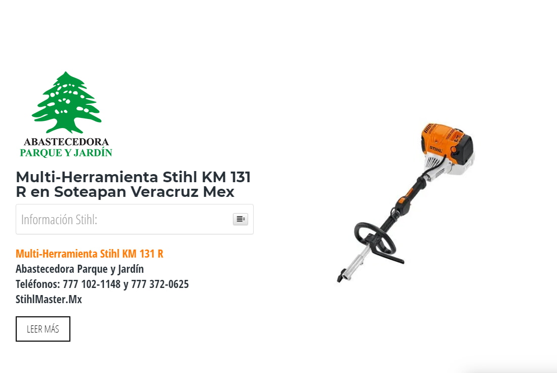 Multi-Herramienta Stihl KM 131 R en Soteapan Veracruz Mex