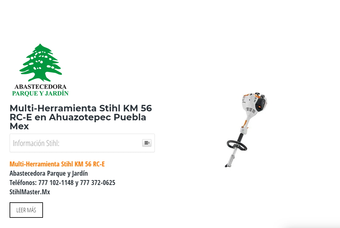 Multi-Herramienta Stihl KM 56 RC-E en Ahuazotepec Puebla Mex