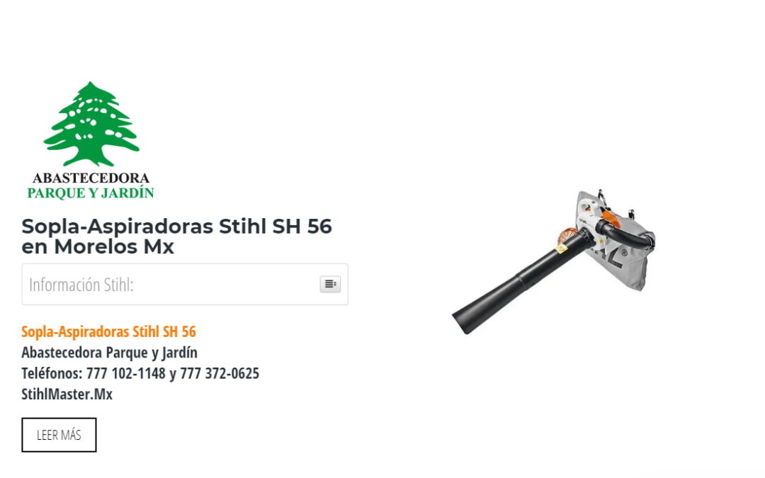 Sopla-Aspiradoras Stihl SH 56 en Morelos Mx