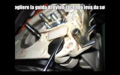 Stihl MS 250 sostituzione pompa olio (replacing oil pump)