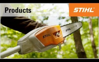 The STIHL cordless pole pruners HTA 65 and HTA 85