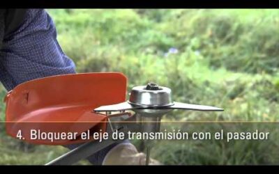 STIHL ¿Cómo montar la cuchilla de matorrales 250mm?