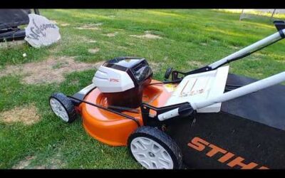 Stihl RMA510 Battery Powered Cordless Lawnmower Review.