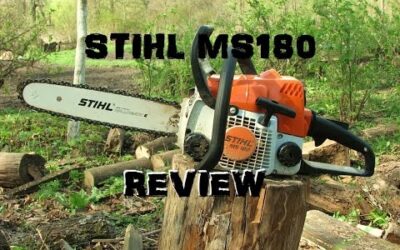 STIHL MS180 CHAINSAW REVIEW!!