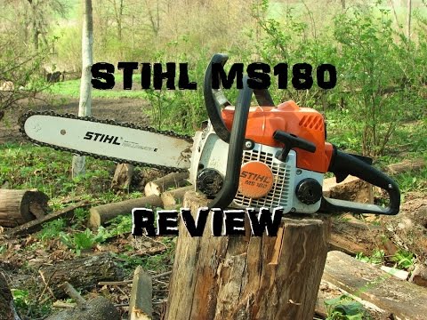 STIHL MS180 CHAINSAW REVIEW!!
