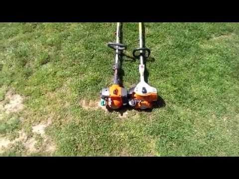 Stihl 56 vs Husqvarna 128 String Trimmers