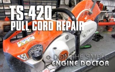 Blog 12 Pull Cord Repair On Stihl TS-420 Cut Off Saw