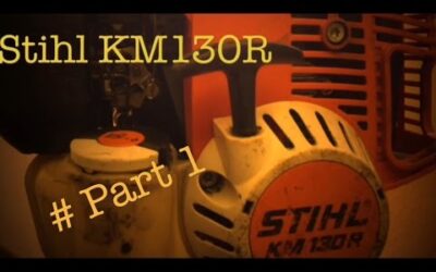 STIHL KM130R Part 1 strip down and diagnosis seized engine