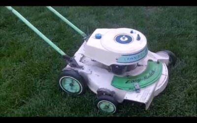 1967 Lawnboy 7217, Shindaiwa 22F and Stihl BG55 In Action