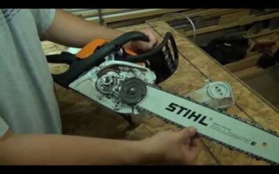 STIHL MS 211C Chainsaw Brief Overview and Start Up