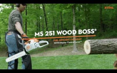 The STIHL MS 251 WOOD BOSS® Chainsaw is a real powerhouse