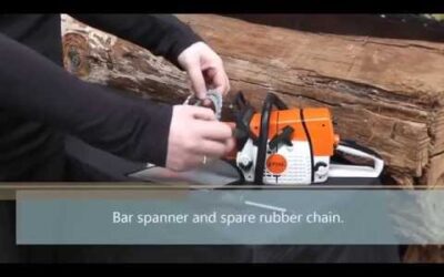 Stihl Battery Operated Toy MS Chainsaw