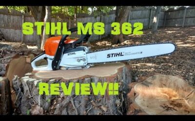 STIHL MS 362 CHAINSAW REVIEW!!