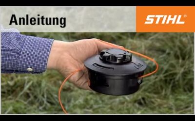 Das Befüllen des Mähkopfs STIHL AutoCut C 25-2